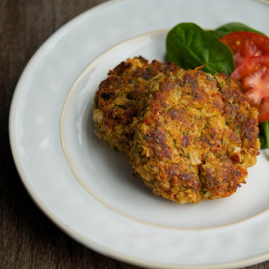 Italian Cannellini Bean Burgers