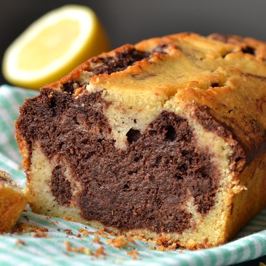 Marbled Cake w/ Chocolate & Lemon