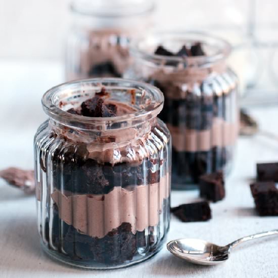 Brownie parfait