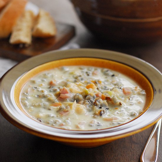 Chicken & Ham Wild Rice Soup