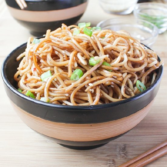 Sesame Noodles Honey Ginger Sauce