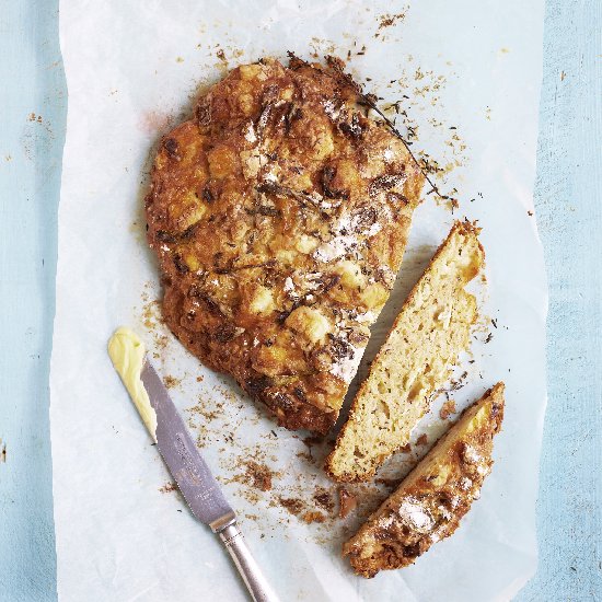 Goat’s Cheese, Onion & Potato Bread