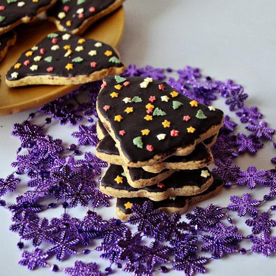 Walnuts, Orange, Chocolate Cookies