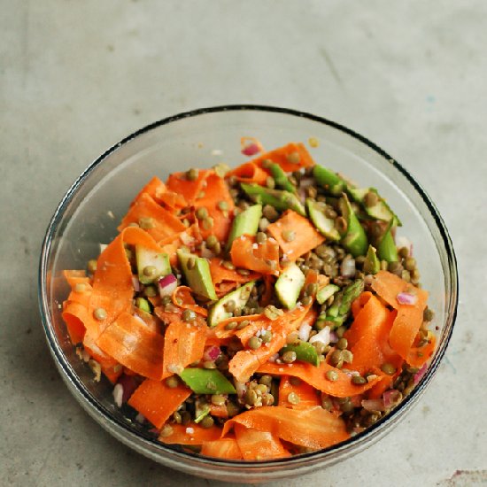 Carrot Lentil Salad