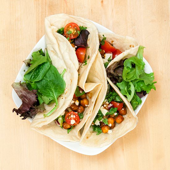 BBQ Chickpea Tacos