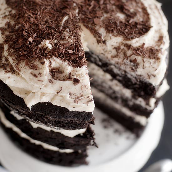 Guinness Cake with Irish Cream