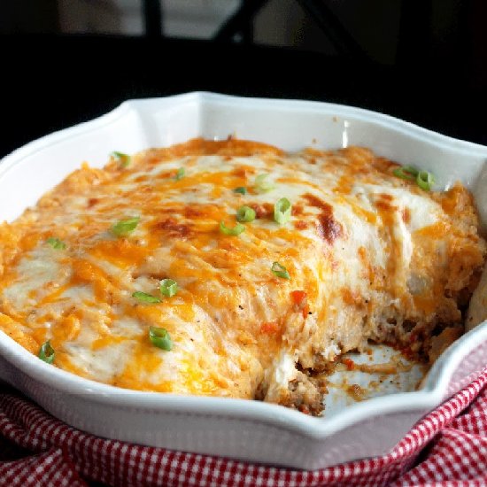 Cheesy Creole Shepherd’s Pie