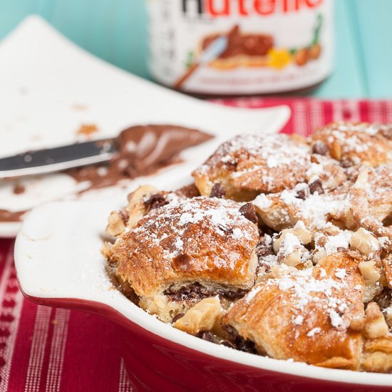 Nutella Bread Pudding