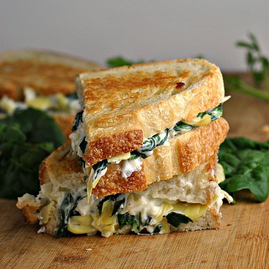 Spinach and Artichoke Melts