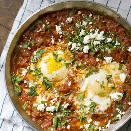 Tomato Pickle Shakshuka