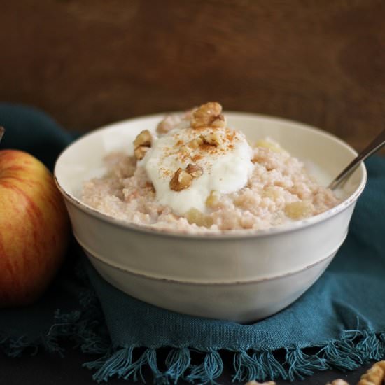 Apple Cinnamon Brown Rice Farina