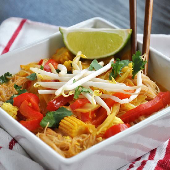 Spicy Vegetable Tofu Laksa