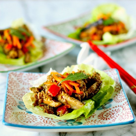 Asian-Style Lettuce Wraps