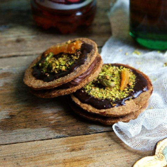 Pistachio and Almond Cookies