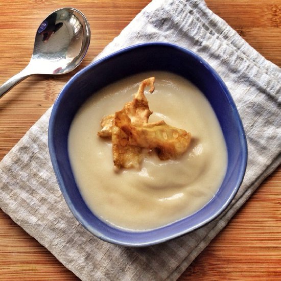 Celeriac and Blue Cheese Soup