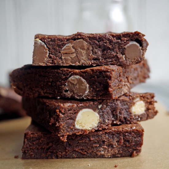 Filthy Fudgy Easter Brownies