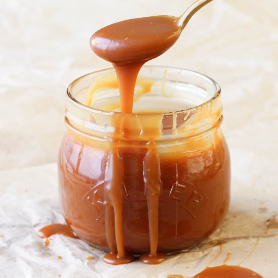 The BEST Salted Caramel Sauce