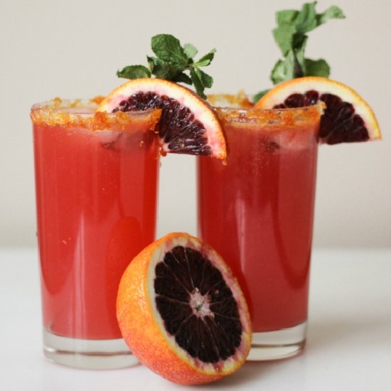 Blood Orange Gin Fizz