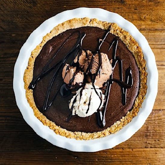 Hot Fudge Brownie Sundae Pie