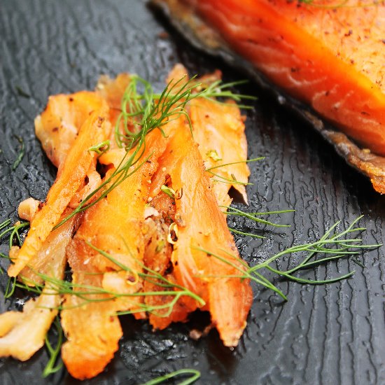 Homemade Salmon Gravlax