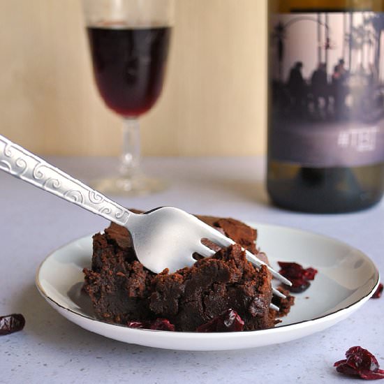 Red Wine Brownies