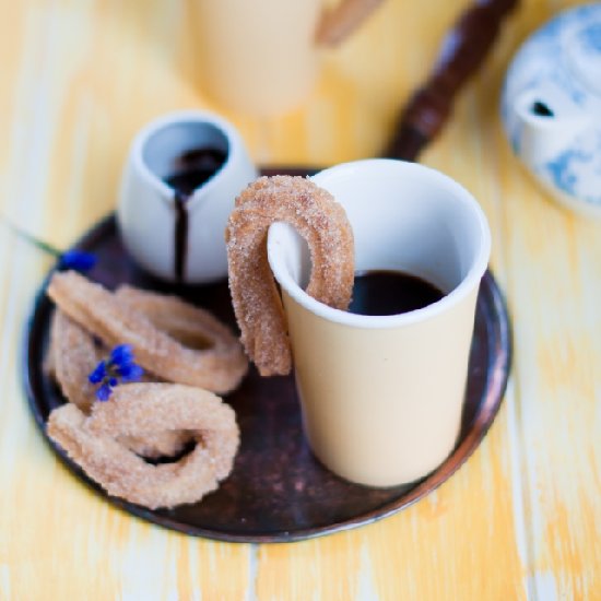 Churros con Chocolate