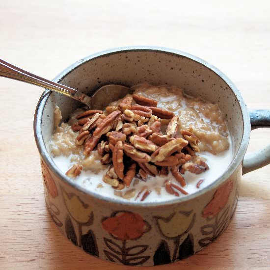 Butter Pecan Oatmeal