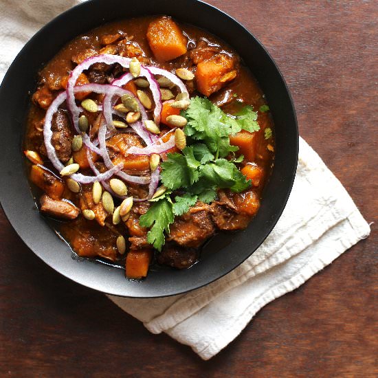 Pork and Squash Stew with Chiles