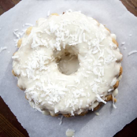 Classic Vanilla Coconut Flour Cake