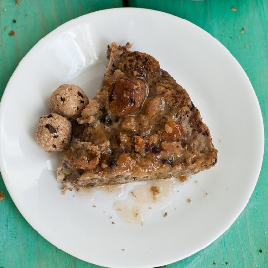 Cookie Dough Bread Pudding