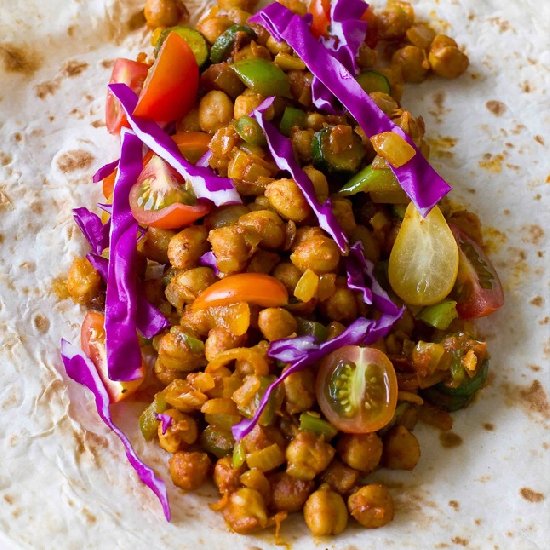 Chickpea Burritos