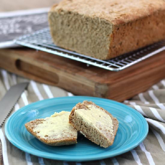 No-Knead Wholemeal Bread