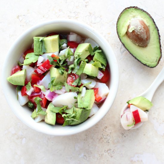 Avocado Scallop Ceviche