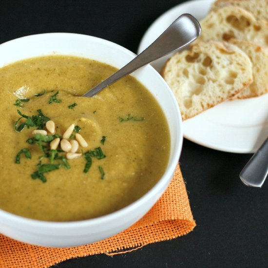 Cream of Broccoli and Sweet Potato