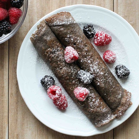 Buckwheat and Berry Crepes