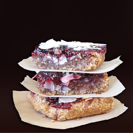 Raspberry Almond Squares