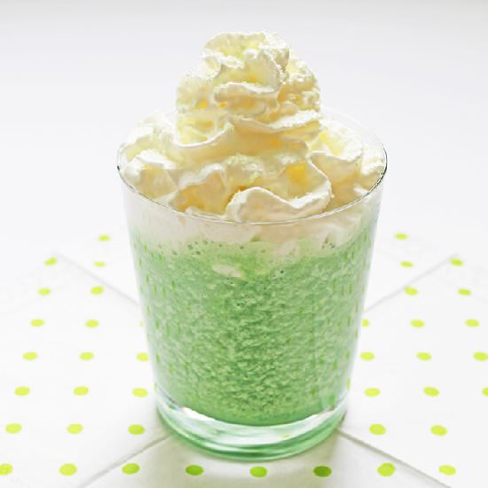 Healthy, Spiked Shamrock Shake