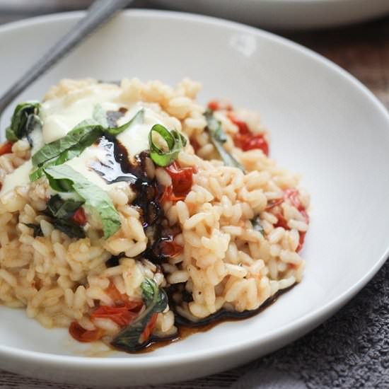 Burst Tomato & Basil Risotto