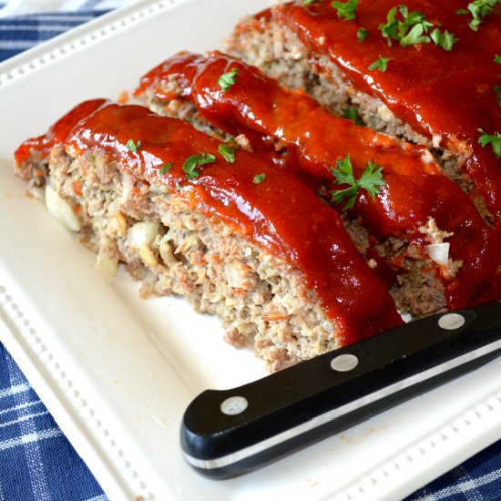 Brown Sugar Glazed Meatloaf!