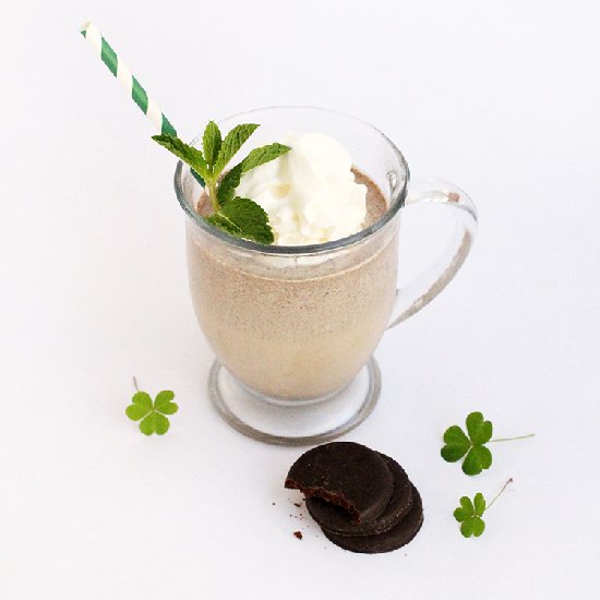 Boozy Thin Mint Milkshake