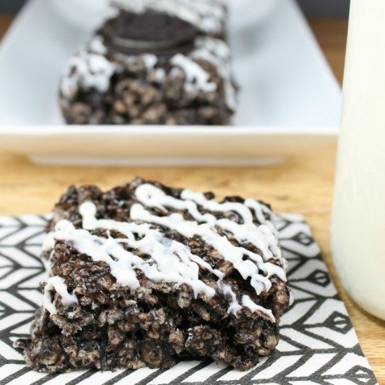 OREO Truffle Rice Krispie treats