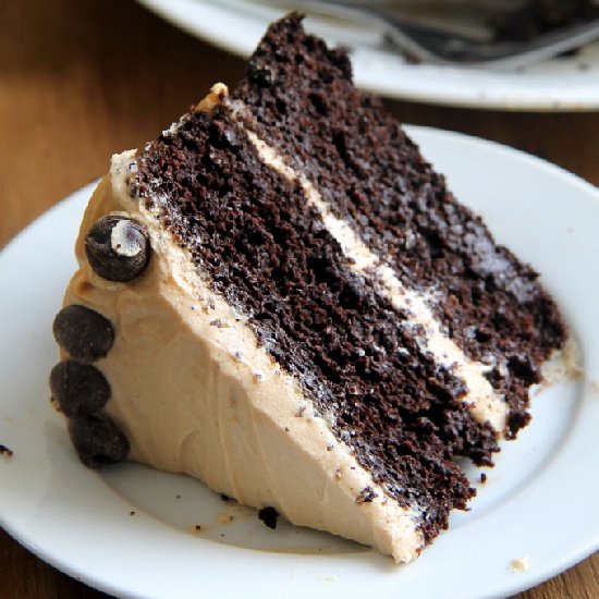 Chocolate and Peanut Butter Cake