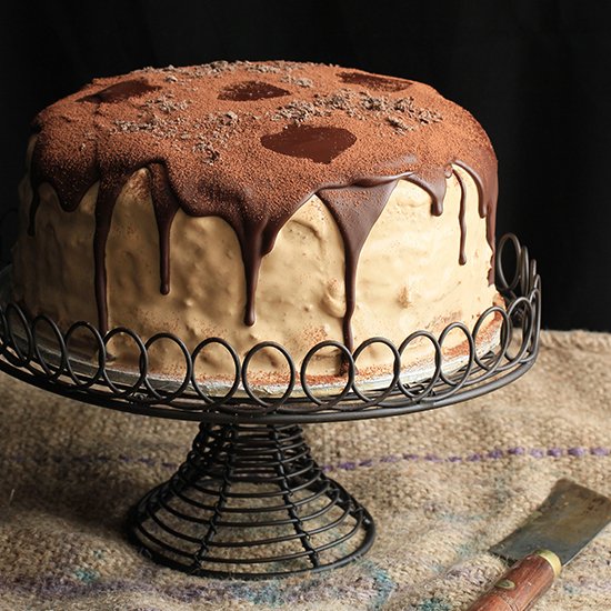 Coffee Chocolate Mascarpone Cake