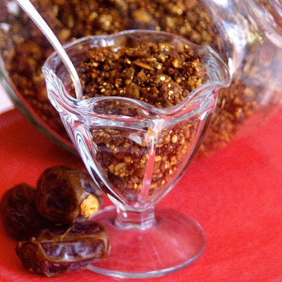 Gingersnap Buckwheat Granola