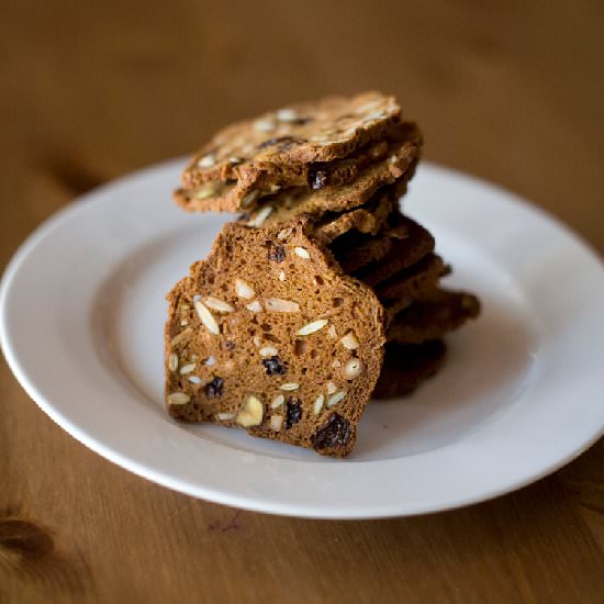 Gluten Free Fruit & Seed Crisps