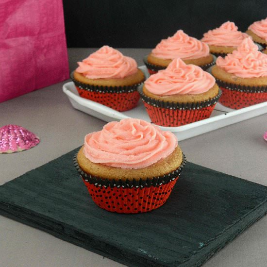 Strawberry Yogurt Cupcakes