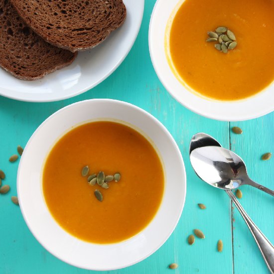 Curried Butternut Squash Soup