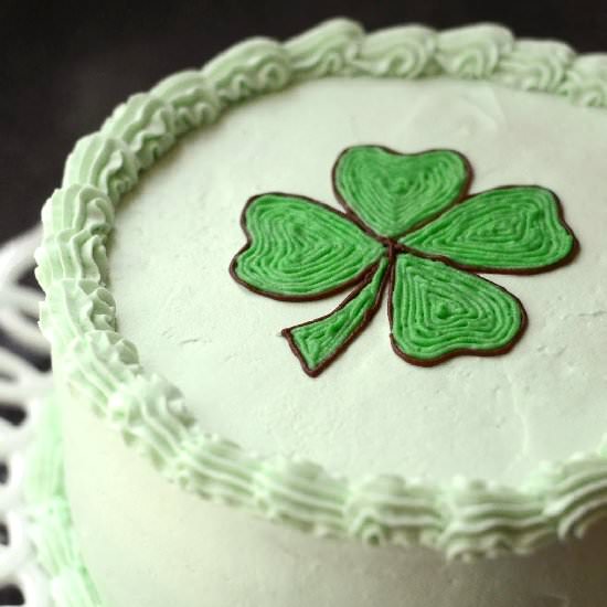 st. Patrick’s Day Chocomint Cake