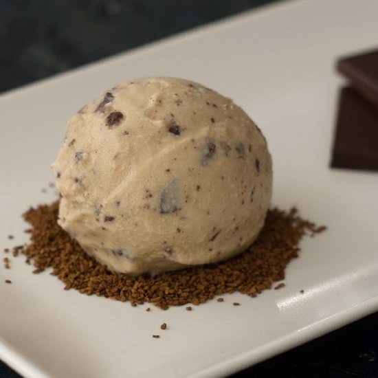 Coffee Ice Cream with Chocolate