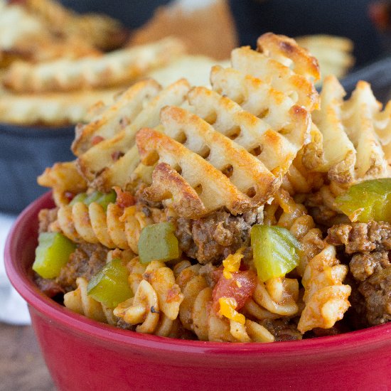 Skillet Cheeseburger Pasta